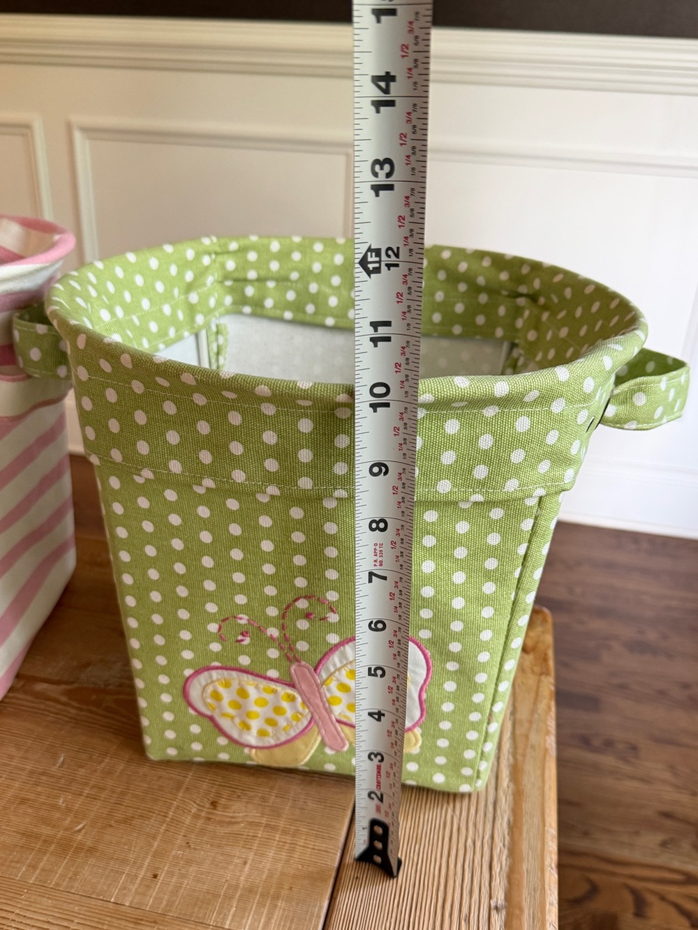 Pottery Barn Kids canvas bin